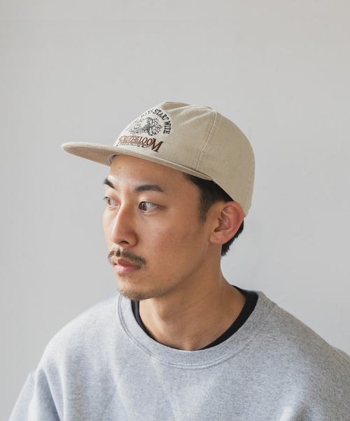 FRUIT OF THE LOOM（フルーツオブザルーム）の「FTL EX PIGMENT 5PANEL BB CAP / キャップ / ピグメント / 古着（キャップ・メンズ・アイボリー/ブラック/グリーン/ネイビー・FREE）」の5枚目の写真