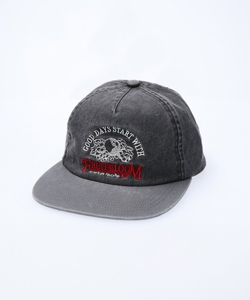 FRUIT OF THE LOOM（フルーツオブザルーム）の「FTL EX PIGMENT 5PANEL BB CAP / キャップ / ピグメント / 古着（キャップ・メンズ・アイボリー/ブラック/グリーン/ネイビー・FREE）」の8枚目の写真
