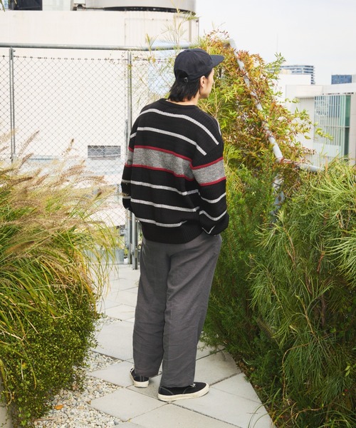TENGA(テンガ)の「Tenga x Y.E.S Stripe Knit Pullover Black(ニット/セーター・メンズ・ブラック・X-LARGE/LARGE/MEDIUM)」の7枚目の写真