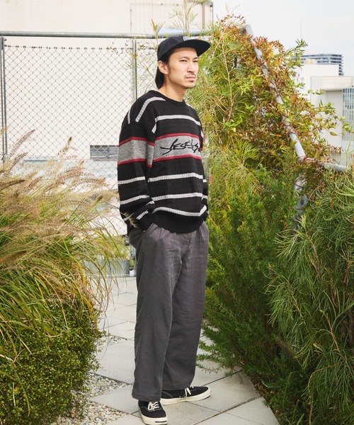 TENGA(テンガ)の「Tenga x Y.E.S Stripe Knit Pullover Black(ニット/セーター・メンズ・ブラック・X-LARGE/LARGE/MEDIUM)」の8枚目の写真