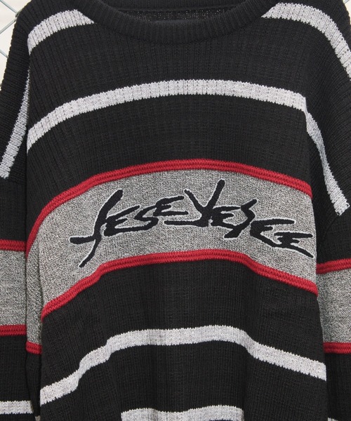 TENGA(テンガ)の「Tenga x Y.E.S Stripe Knit Pullover Black(ニット/セーター・メンズ・ブラック・X-LARGE/LARGE/MEDIUM)」の13枚目の写真
