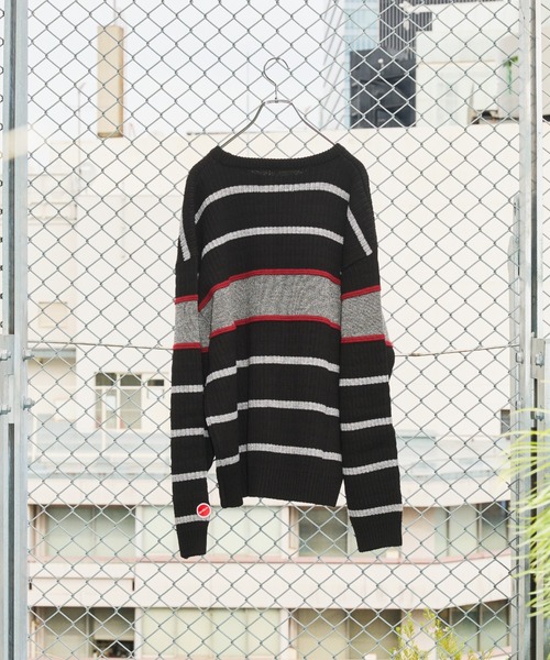 TENGA(テンガ)の「Tenga x Y.E.S Stripe Knit Pullover Black(ニット/セーター・メンズ・ブラック・X-LARGE/LARGE/MEDIUM)」の14枚目の写真
