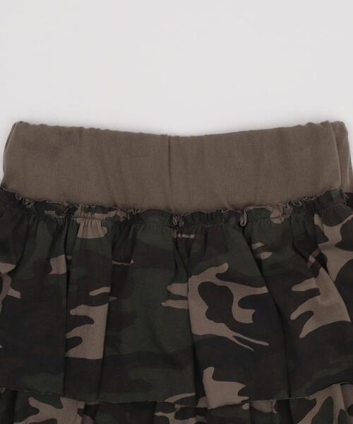 dispark(ディスパーク)の「DISPARK/カモフラティアードミニスカパン(スカート・レディース・カーキ・FREE)」の3枚目の写真