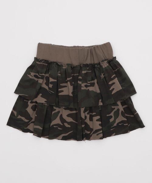 dispark(ディスパーク)の「DISPARK/カモフラティアードミニスカパン(スカート・レディース・カーキ・FREE)」の11枚目の写真