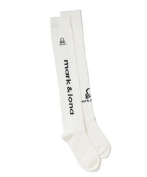 MARK & LONA(}[NAhi)Vertical Tone Asymmetry Socks | WOMEN(\bNX/C)