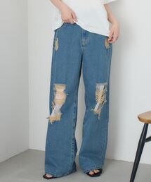 クラッシュデニムPT