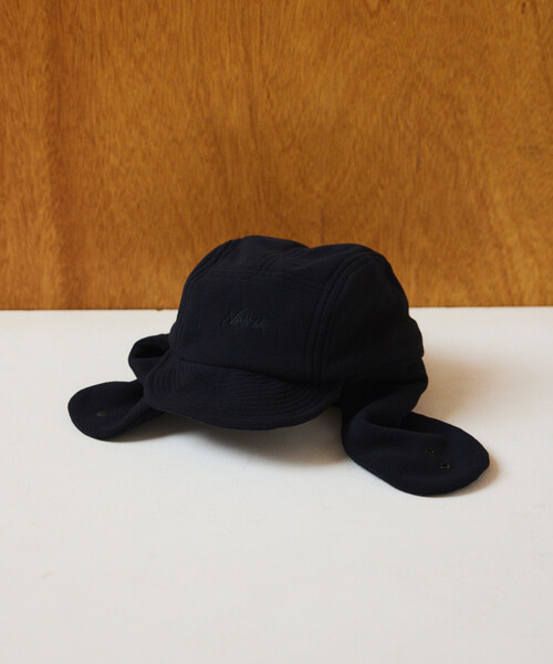 NANGA(ナンガ)の「NANGA × FREAK'S STORE/ナンガ × フリークスストア 別注 POLARTEC EAR FLAP CAP ポーラテックイヤーフラップキャップ(キャップ・メンズ・ブラック/ベージュ・ONE SIZE)」の15枚目の写真