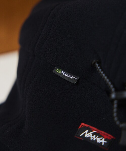 NANGA（ナンガ）の「NANGA × FREAK'S STORE/ナンガ × フリークスストア 別注 POLARTEC EAR FLAP CAP ポーラテックイヤーフラップキャップ（キャップ・メンズ・ブラック/ベージュ・ONE SIZE）」の15枚目の写真