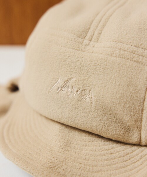 NANGA（ナンガ）の「NANGA × FREAK'S STORE/ナンガ × フリークスストア 別注 POLARTEC EAR FLAP CAP ポーラテックイヤーフラップキャップ（キャップ・メンズ・ブラック/ベージュ・ONE SIZE）」の22枚目の写真