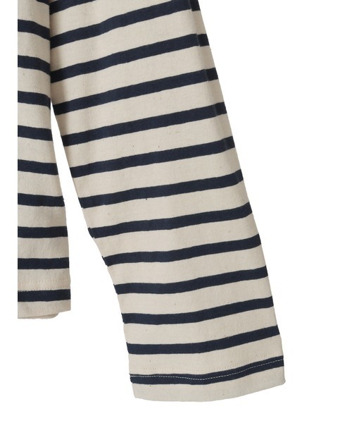 PINK HOUSE（ピンクハウス）の「ロゴプリントボーダーカットソー（Tシャツ/カットソー・レディース・ホワイト×イエロー/ホワイト×ネイビー/グレー×ホワイト/ネイビー×ホワイト・MEDIUM/LARGE）」の8枚目の写真