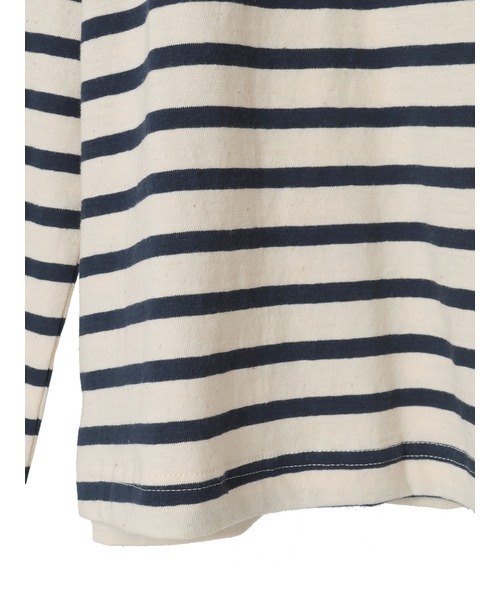 PINK HOUSE（ピンクハウス）の「ロゴプリントボーダーカットソー（Tシャツ/カットソー・レディース・ホワイト×イエロー/ホワイト×ネイビー/グレー×ホワイト/ネイビー×ホワイト・MEDIUM/LARGE）」の9枚目の写真