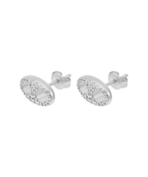EMPORIO ARMANI（エンポリオアルマーニ）の「エンポリオ・アルマーニ アクセサリー レディース ピアス シルバー EG3632040（ピアス（両耳用）・レディース・シルバー・FREE）」の4枚目の写真