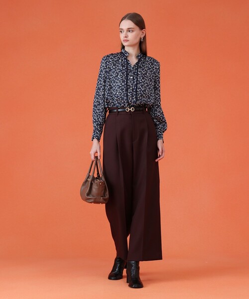 ANAYI(アナイ)の「◇ターンロック付き2WAYショルダーバッグ(ハンドバッグ・レディース・グレイッシュベージュ/モカ・FREE)」の3枚目の写真