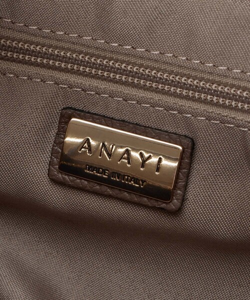 ANAYI(アナイ)の「◇ターンロック付き2WAYショルダーバッグ(ハンドバッグ・レディース・グレイッシュベージュ/モカ・FREE)」の18枚目の写真