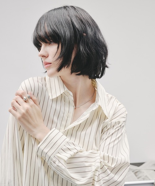 SELLE GLANT(セレグランテ)の「SHORT MINIMAL NECKLACE/ショートミニマルネックレス(ネックレス・メンズ・シルバー・FREE)」の5枚目の写真