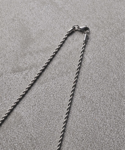 SELLE GLANT(セレグランテ)の「SHORT MINIMAL NECKLACE/ショートミニマルネックレス(ネックレス・メンズ・シルバー・FREE)」の15枚目の写真