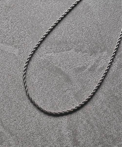 SELLE GLANT(セレグランテ)の「SHORT MINIMAL NECKLACE/ショートミニマルネックレス(ネックレス・メンズ・シルバー・FREE)」の16枚目の写真