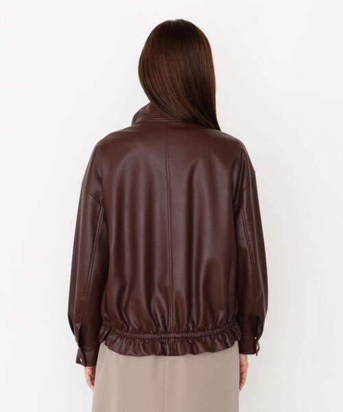 PROPORTION BODY DRESSING(プロポーションボディドレッシング)の「合皮ドロストブルゾン / 1215255906(ブルゾン・レディース・ブラック/ブラウン・MEDIUM/SMALL)」の20枚目の写真