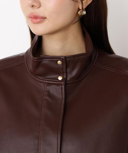 PROPORTION BODY DRESSING(プロポーションボディドレッシング)の「合皮ドロストブルゾン / 1215255906(ブルゾン・レディース・ブラック/ブラウン・MEDIUM/SMALL)」の22枚目の写真