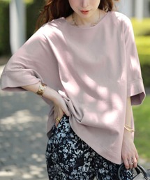 コットンワッフルドルマンTシャツ【大きいサイズ対応】