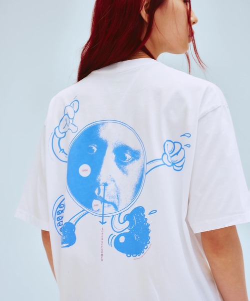 LOOSE JOINTS（ルーズジョインツ）の「ED DAVIS - SUPERDEFORMED S/S TEE（Tシャツ/カットソー・メンズ・ホワイト・L/M）」の7枚目の写真