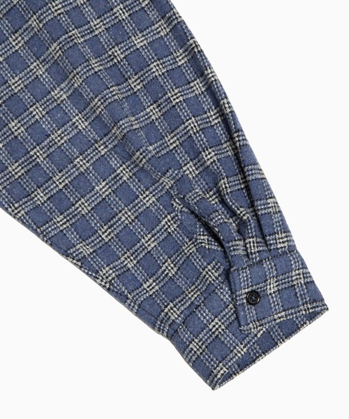 PUNYUS（プニュズ）の「チェックビッグシャツ（シャツ/ブラウス・レディース・ブラウン/ブルー/イエロー・4/3）」の20枚目の写真