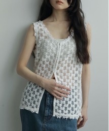 Lace Sleeveless Tops