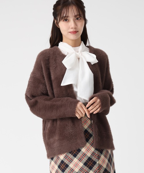 セール】2025秋冬新作 シャギーコーディガン（カーディガン/ボレロ