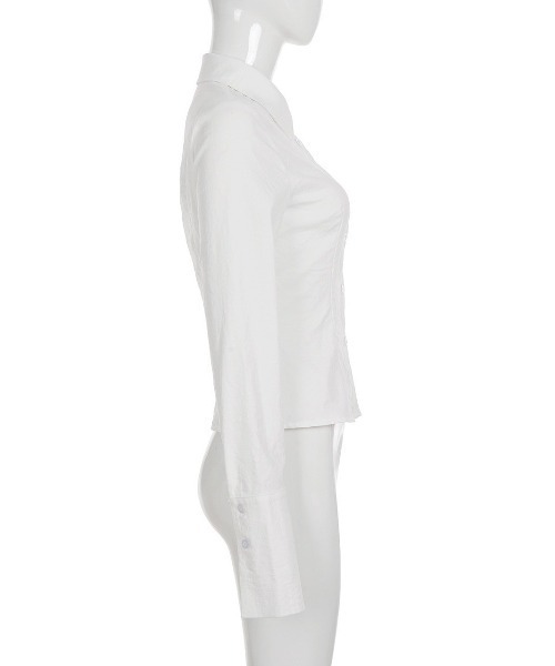 VIBGYOR（ヴィブジョー）の「【LAMPOON】ロングカフスシャツ（シャツ/ブラウス・レディース・ホワイト・MEDIUM/SMALL/LARGE）」の13枚目の写真