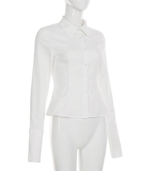 VIBGYOR（ヴィブジョー）の「【LAMPOON】ロングカフスシャツ（シャツ/ブラウス・レディース・ホワイト・MEDIUM/SMALL/LARGE）」の14枚目の写真