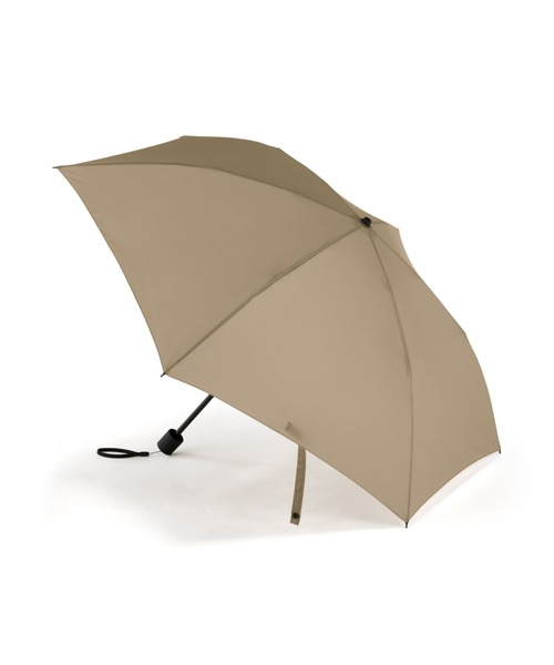 無印良品（ムジルシリョウヒン）の「晴雨兼用　２通りにたためる　折りたたみ傘（折りたたみ傘・レディース・ブラック/ダークベージュ・55cm）」の2枚目の写真