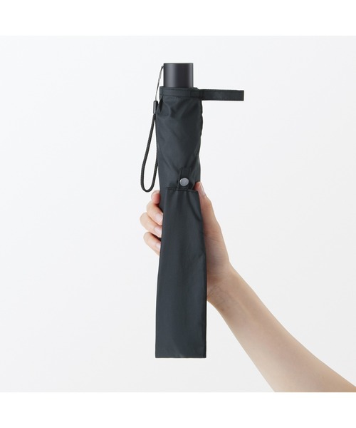 無印良品(ムジルシリョウヒン)の「晴雨兼用 2通りにたためる 折りたたみ傘(折りたたみ傘・レディース・ブラック・55cm)」の11枚目の写真