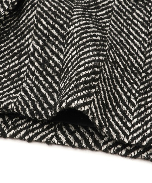 ADAM ET ROPE'（アダムエロペ）の「【WEB限定】スタンドカラーウールミドルコート（その他アウター・レディース・ブラウン系その他2/ブラック系その他・FREE）」の9枚目の写真