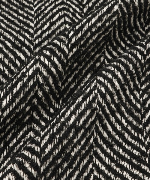 ADAM ET ROPE'（アダムエロペ）の「【WEB限定】スタンドカラーウールミドルコート（その他アウター・レディース・ブラウン系その他2/ブラック系その他・FREE）」の10枚目の写真