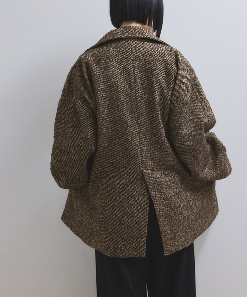 ADAM ET ROPE スタンドカラーミドルコート ADAM ET ROPE'｜【WEB限定】スタンドカラーウールミドルコート