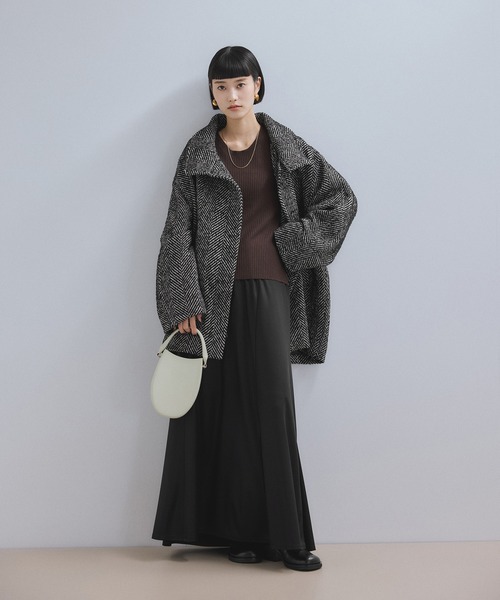 WEB限定】スタンドカラーウールミドルコート（その他アウター）｜ADAM