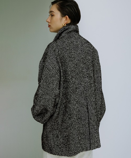 WEB限定】スタンドカラーウールミドルコート（その他アウター）｜ADAM