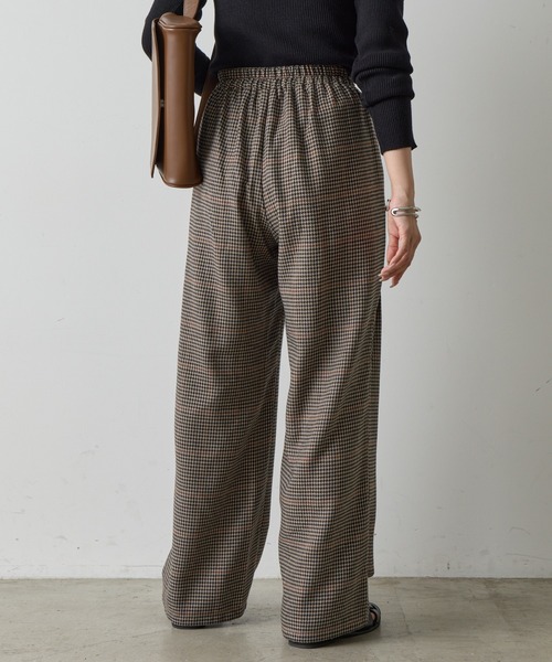 COLONY 2139（コロニートゥーワンスリーナイン）の「TRチェック2タックストレートパンツ（その他パンツ・レディース・グレー/ブラウン・FREE）」の21枚目の写真