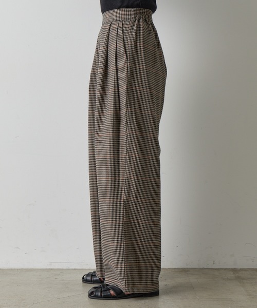 COLONY 2139（コロニートゥーワンスリーナイン）の「TRチェック2タックストレートパンツ（その他パンツ・レディース・グレー/ブラウン・FREE）」の11枚目の写真