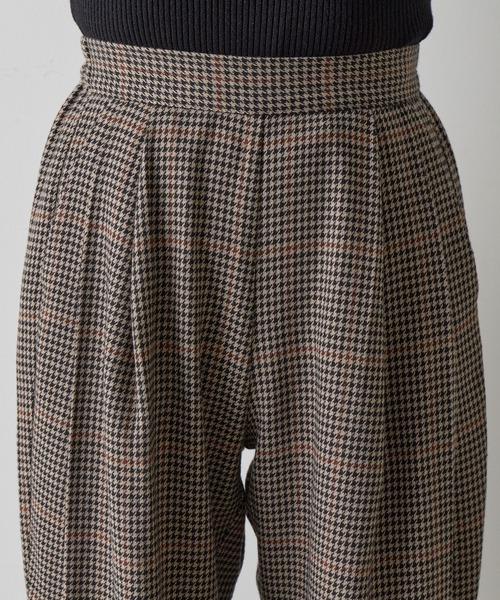 COLONY 2139（コロニートゥーワンスリーナイン）の「TRチェック2タックストレートパンツ（その他パンツ・レディース・グレー/ブラウン・FREE）」の13枚目の写真