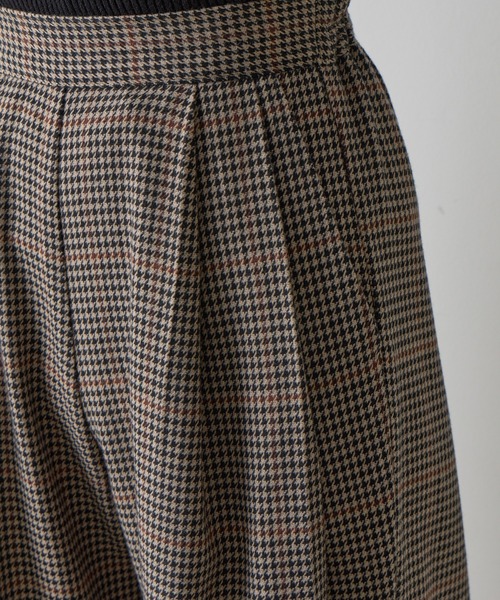 COLONY 2139（コロニートゥーワンスリーナイン）の「TRチェック2タックストレートパンツ（その他パンツ・レディース・グレー/ブラウン・FREE）」の15枚目の写真