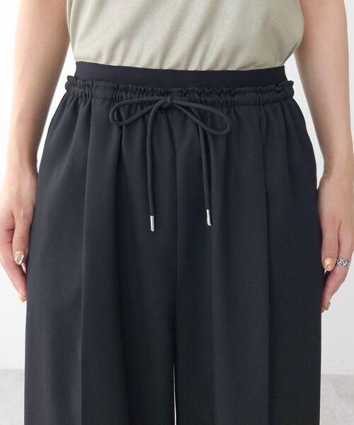 Green Parks(グリーンパークス)の「ウエストレイヤードワイドパンツ(その他パンツ・レディース・その他9/杢グレー/ブルー系その他4/ブラック・FREE)」の11枚目の写真