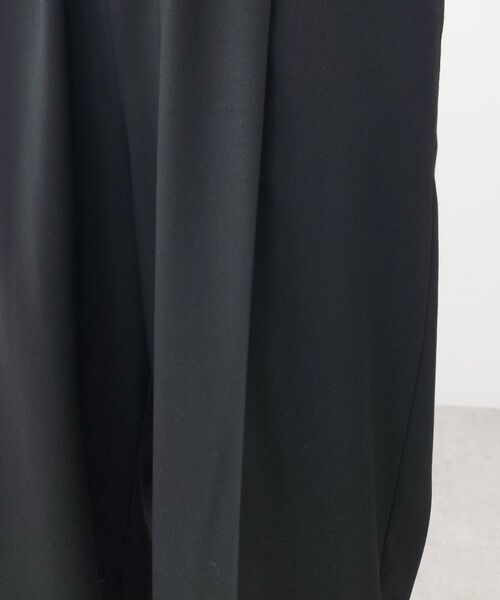 Green Parks(グリーンパークス)の「ウエストレイヤードワイドパンツ(その他パンツ・レディース・その他9/杢グレー/ブルー系その他4/ブラック・FREE)」の16枚目の写真