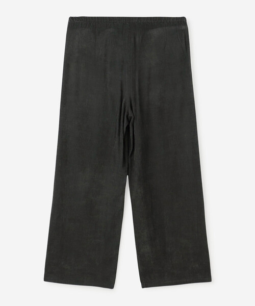 LE GLAZIK（ルグラジック）の「LE GLAZIK | コットンレーヨン エラスティックパンツ WOMEN（その他パンツ・レディース・チャコール/オレンジ系その他/ブラック・34）」の7枚目の写真