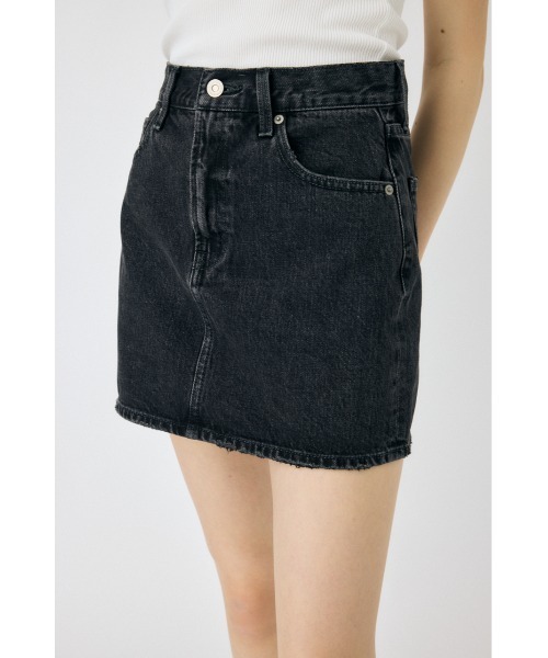 MOUSSY(マウジー)の「DENIM ミニスカート(デニムスカート・レディース・ワンウォッシュ/ブラック・0/1/2)」の8枚目の写真