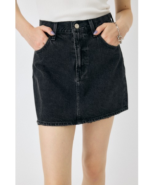MOUSSY(マウジー)の「DENIM ミニスカート(デニムスカート・レディース・ワンウォッシュ/ブラック・0/1/2)」の22枚目の写真