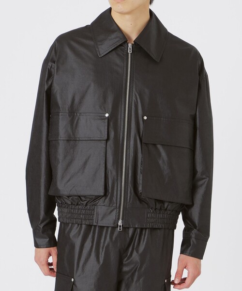 LOVELESS（ラブレス）の「ワックスヴィンテージライクフライトブルゾン（ブルゾン・メンズ・グリーン系その他5/ブラック・L/M/S）」の17枚目の写真