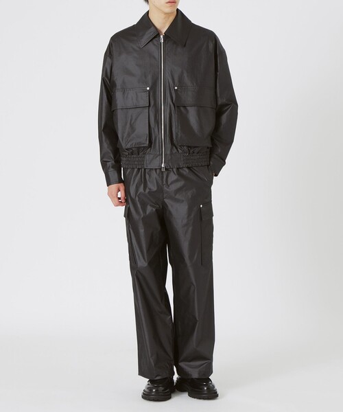 LOVELESS（ラブレス）の「ワックスヴィンテージライクフライトブルゾン（ブルゾン・メンズ・グリーン系その他5/ブラック・L/M/S）」の5枚目の写真