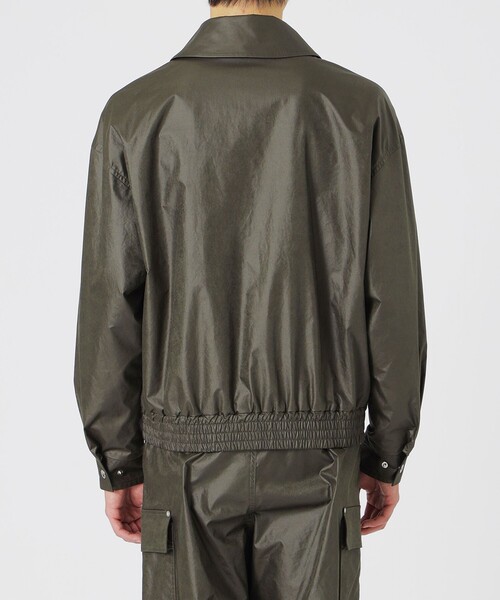 LOVELESS（ラブレス）の「ワックスヴィンテージライクフライトブルゾン（ブルゾン・メンズ・グリーン系その他5/ブラック・L/M/S）」の9枚目の写真