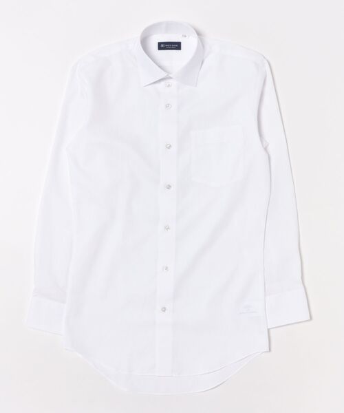 TOKYO SHIRTS(トウキョウシャツ)の「形態安定ノンアイロン ワイド 長袖ビジネスワイシャツ(ビジネスシャツ・メンズ・ホワイト・首回り39cm-裄丈80cm/首回り39cm-裄丈84cm/首回り41cm-裄丈82cm/首回り41cm-裄丈86cm/首回り42cm-裄丈82cm/首回り42cm-裄丈86cm/首回り43cm-裄丈82cm/首回り43cm-裄丈86cm/首回り37cm-裄丈80cm)」の6枚目の写真
